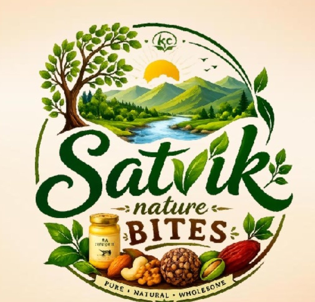 Satvik Nature Bites logo